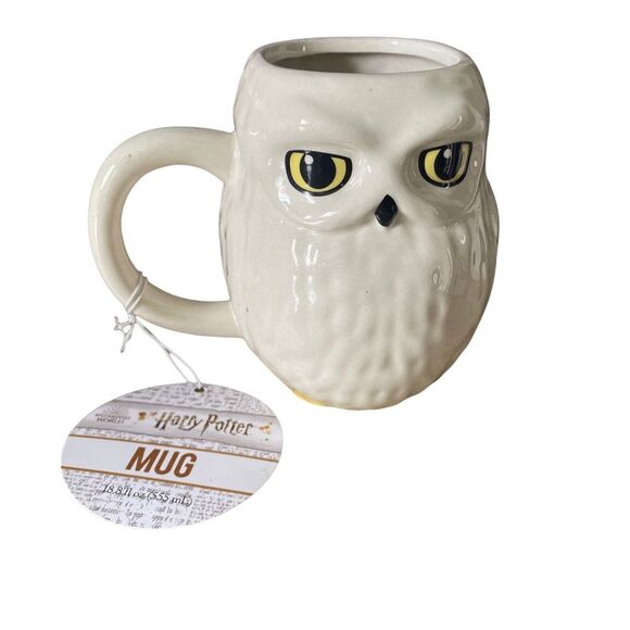 Harry Potter Hedwig Owl Shaped Coffee Mug by Paladone‎ NWT - Picture 1 of 6